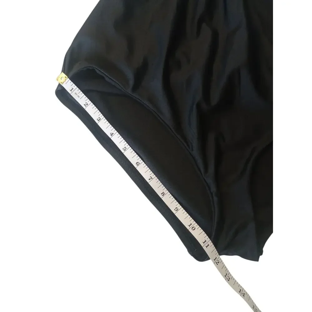 Bar III Tell Me About It Stud One Piece Swimsuit Black XL NWT - Picture 7 of 9